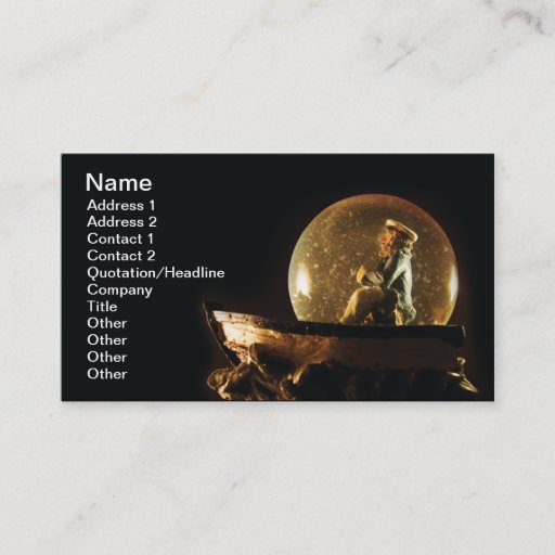 Customizable Personal storm business card