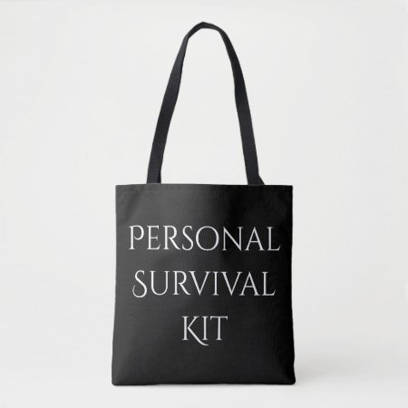 Personal Survival Kit Tote Bag
