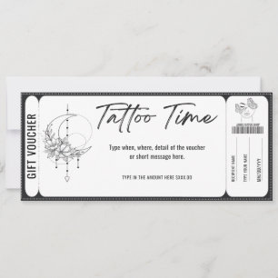 Personal Tattoo Gift Certificate gift card