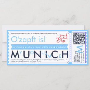 Personal Ticket Invitation Oktoberfest Munich 