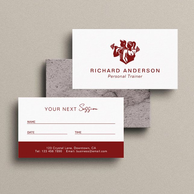 Personal Trainer Appointment Card | Next Session  (Creator Uploaded)