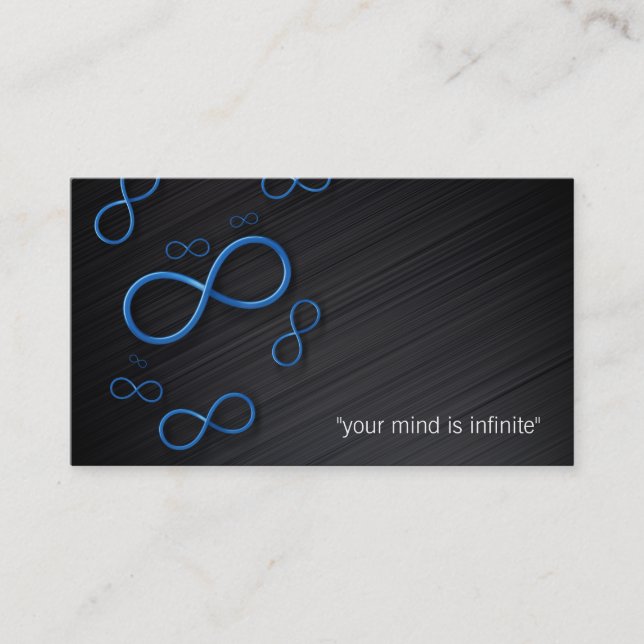 Personal Trainer Black Business Card (Front)