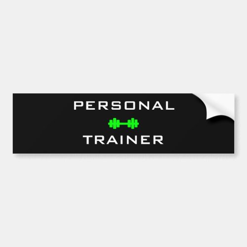 Personal Trainer Bumper Sticker