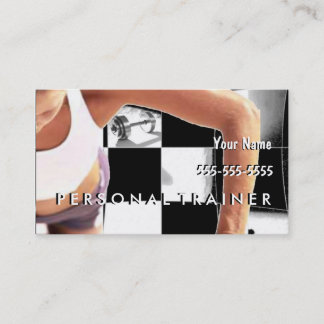 Personal Trainer Business Card