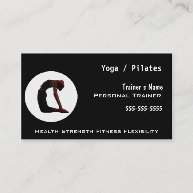 Personal Trainer Business Card (Front)