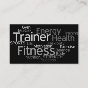 Personal Trainer Business Card