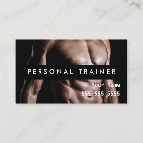 Personal Trainer Business Card Templates