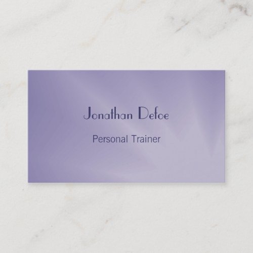 Personal Trainer Business Card