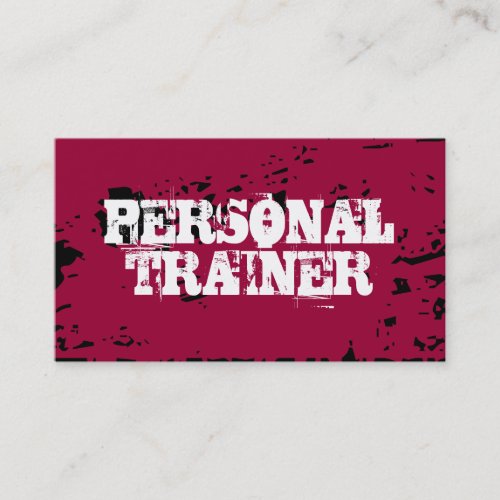 Personal Trainer Business Card
