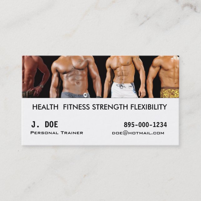 Personal Trainer Business Card (Front)