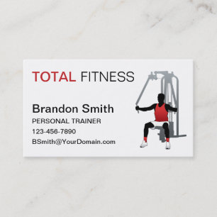 Personal Trainer Business Card