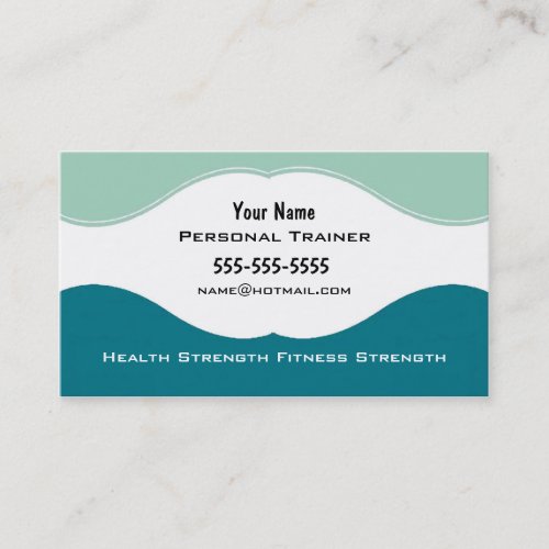 Personal Trainer Business Card Templates