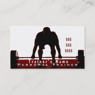 Personal Trainer Business Card