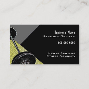 Personal Trainer Business Card