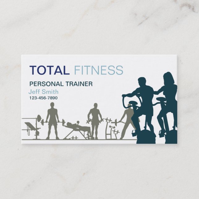 Personal Trainer Business Card (Front)