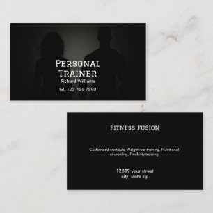 Personal Trainer Business Card