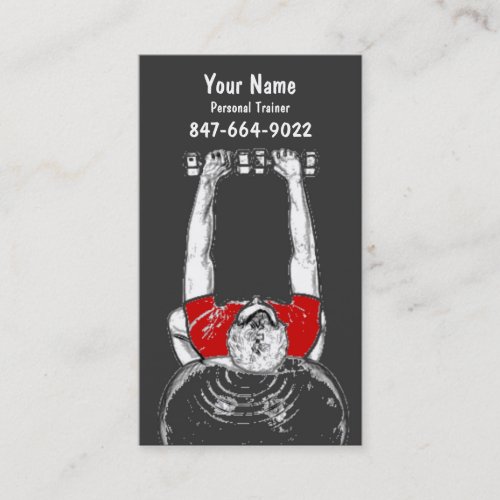 Personal Trainer Business Card