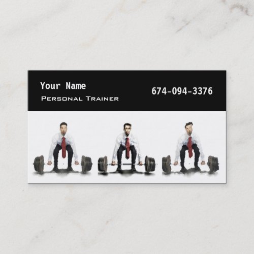 Personal Trainer Business Card