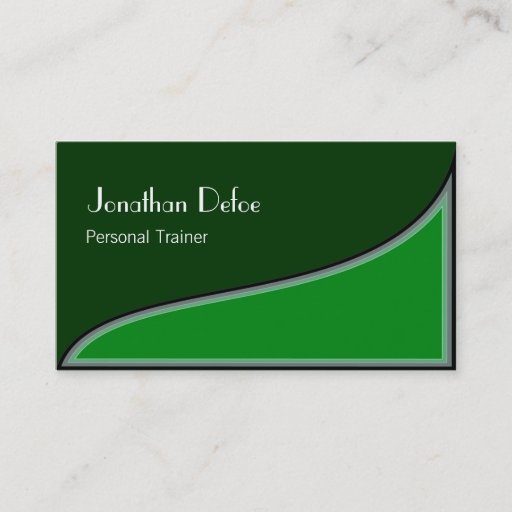 Customizable Personal Trainer Business Card
