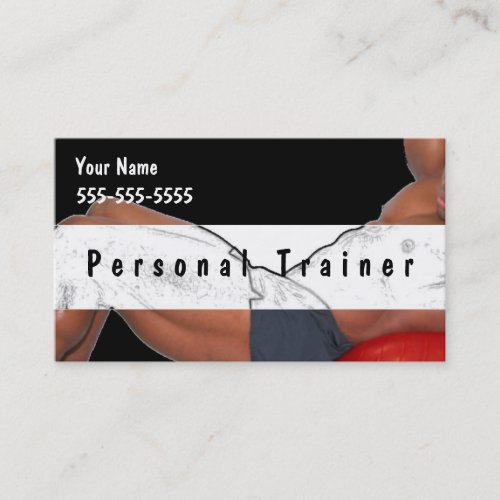 Personal Trainer Business Cards