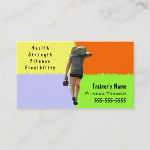 Personal Trainer Business Card