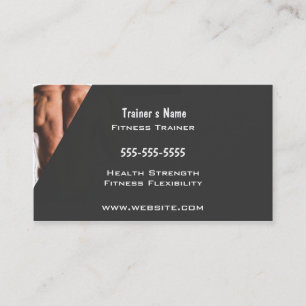 Personal Trainer Business Card