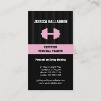 Personal Trainer Business Card