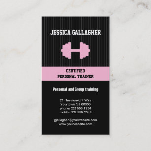 Personal Trainer Business Card