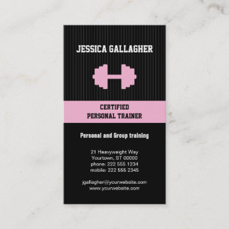 Personal Trainer Business Card