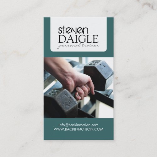 Personal Trainer Business Card