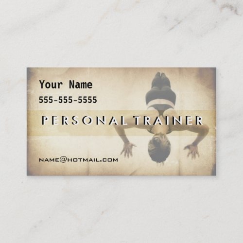 Personal Trainer Business Cards