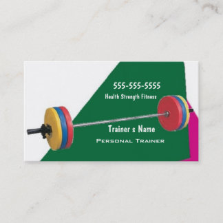 Personal Trainer Business Card