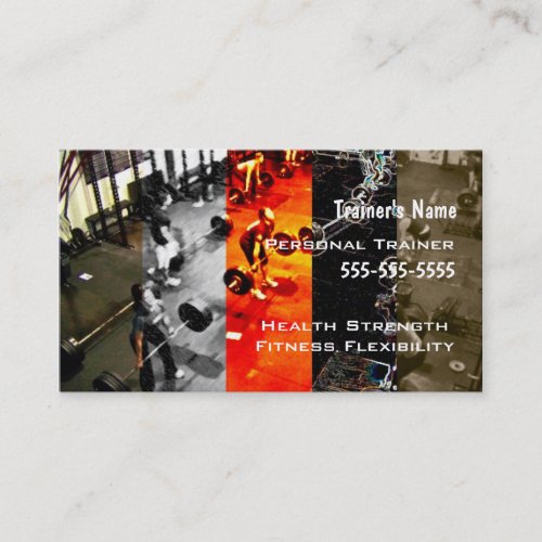 Personal Trainer Business Card