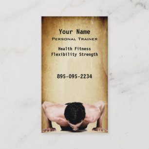 Personal Trainer Business Card