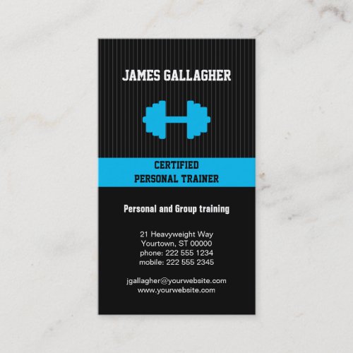 Personal Trainer Business Card