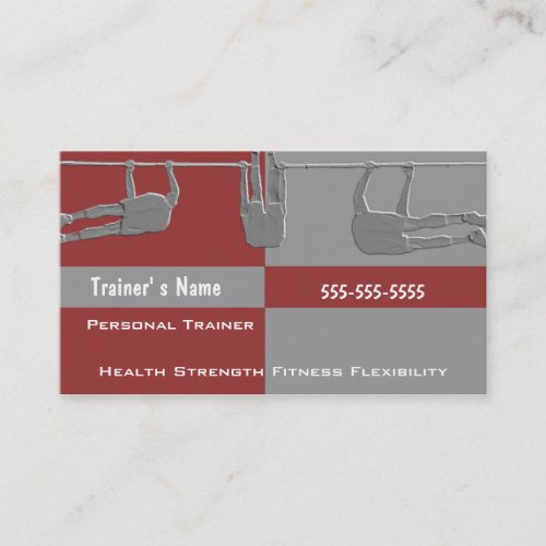 Personal Trainer Business Card Templates