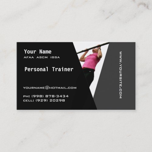 Personal Trainer Business Cards