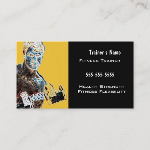 Personal Trainer Business Cards