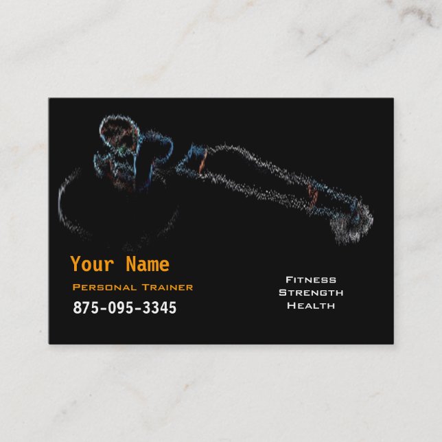 Personal Trainer Business Card (Front)