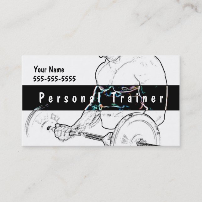 Personal Trainer Business Card (Front)