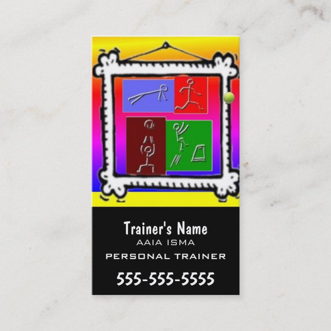Personal Trainer Business Card (Front)
