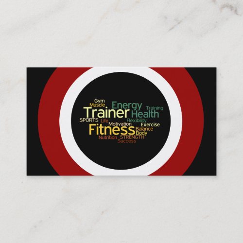 Personal Trainer Business Card