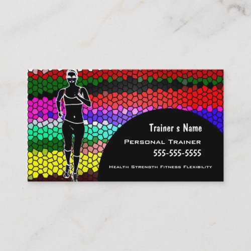 Personal Trainer Business Card Template