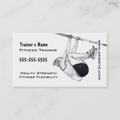 Personal Trainer Business Card Template
