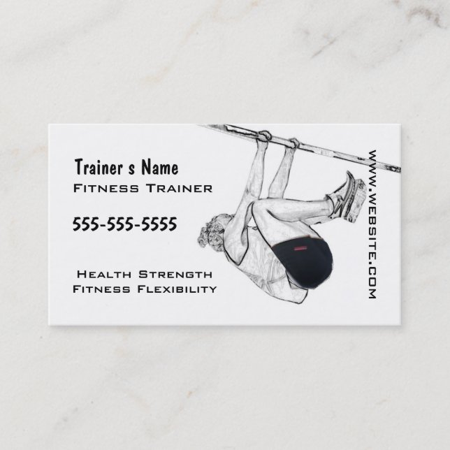 Personal Trainer Business Card (Front)