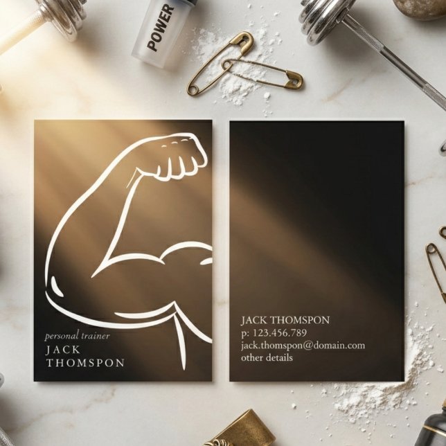 Personal trainer business card (Creator Uploaded)