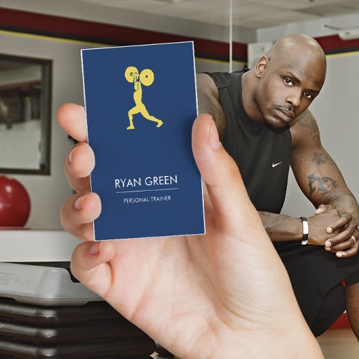 Customizable Modern Business Card | Personal Trainer