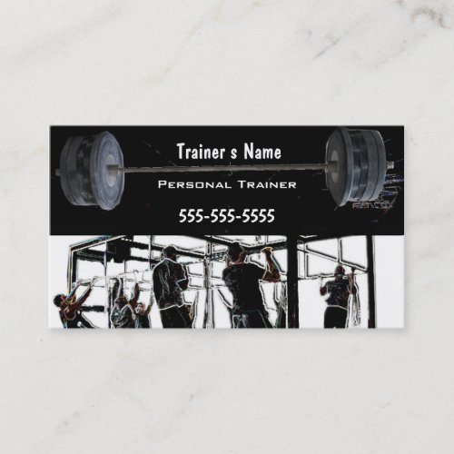 Personal Trainer Business Card Templates