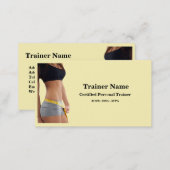 Personal Trainer Business Card (Front/Back)