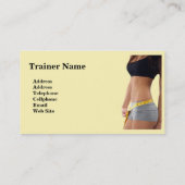 Personal Trainer Business Card (Back)